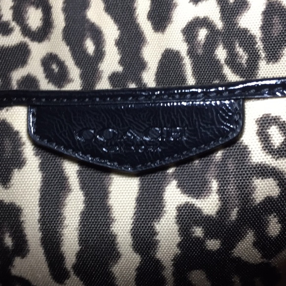 Coach Leopard Print Medium Bag- Like New - Picture 9 of 17